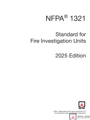 NFPA 1321 PDF NFPA 1321 PDF